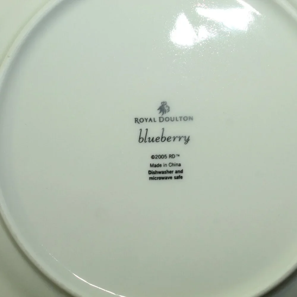 Set of 4 Royal Doulton blueberry 7 5/8